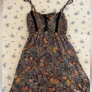 vintage billabong paisley dress